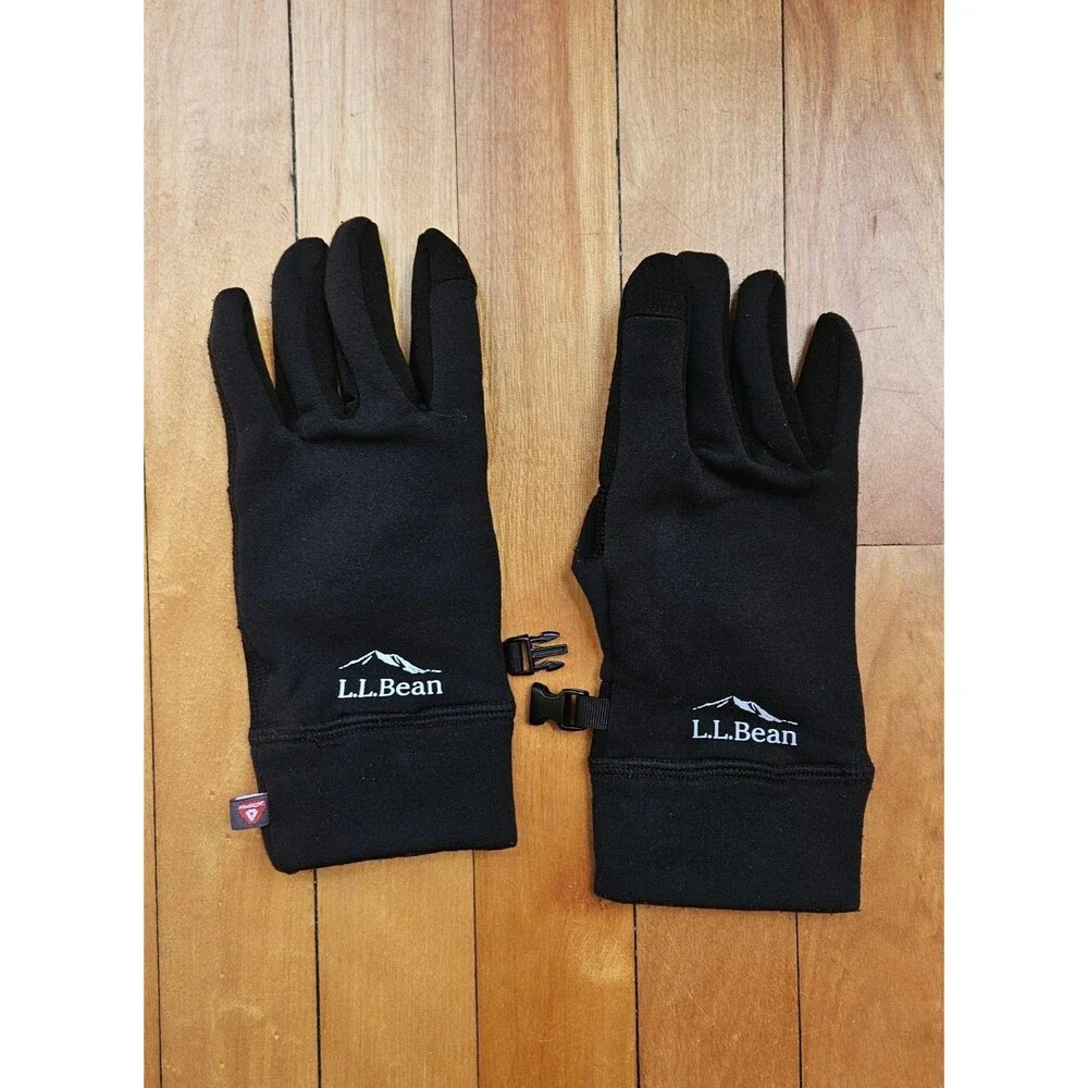 LL Bean Women's Primaloft Therma-Stretch Fleece Gloves - Small